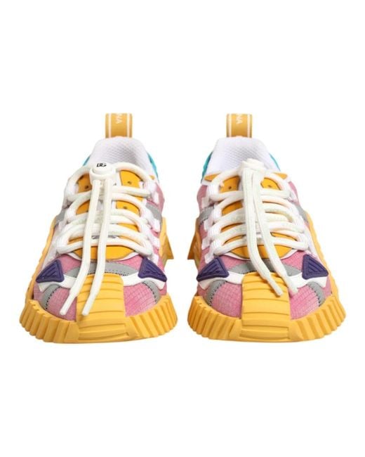 Dolce & Gabbana Pink Sneakers