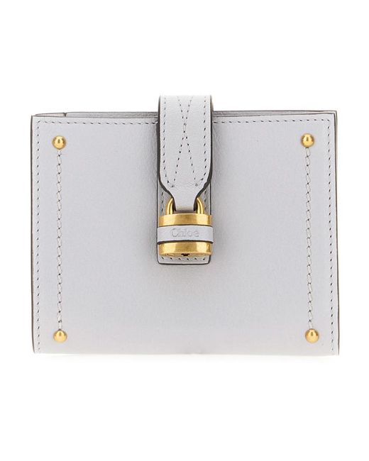 Wallets & Cardholders di Chloé in Metallic