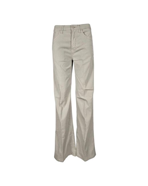 Dondup Gray Wide Trousers