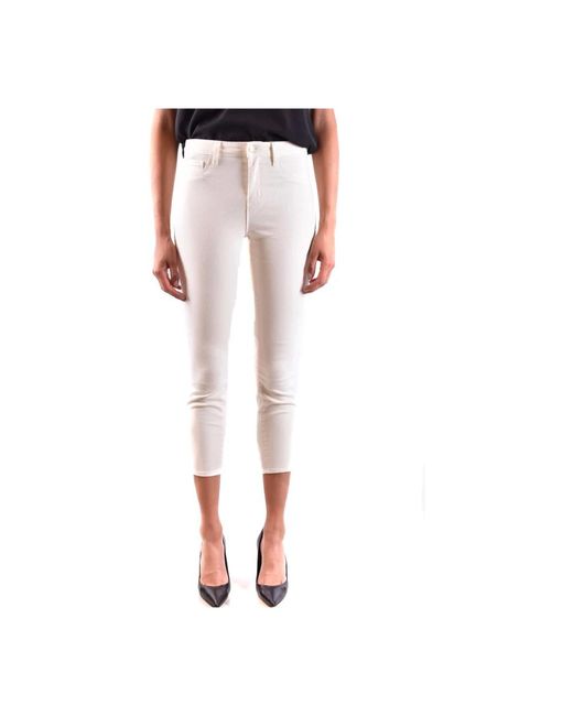 L'Agence White Skinny Jeans