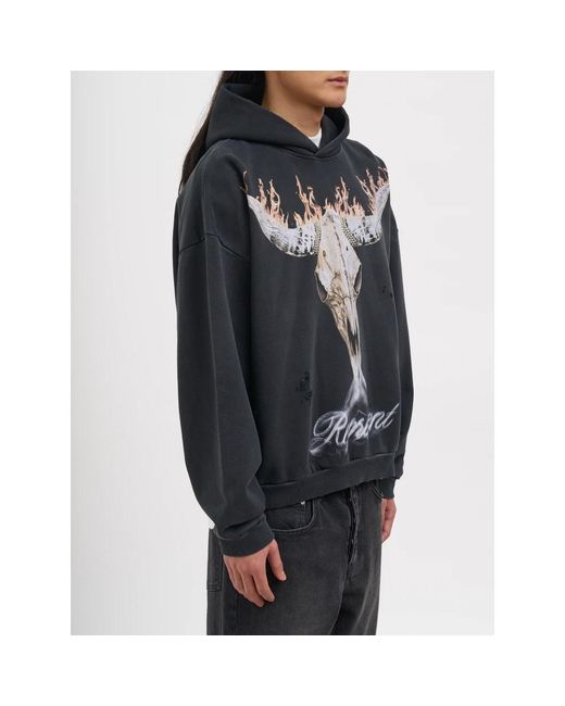 Represent Black Hoodies for men