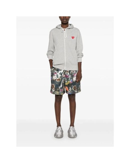 Comme des Garçons Gray Zip-Throughs