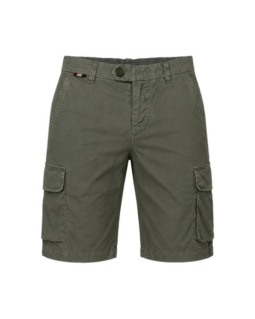 Mason's Green Casual Shorts for men