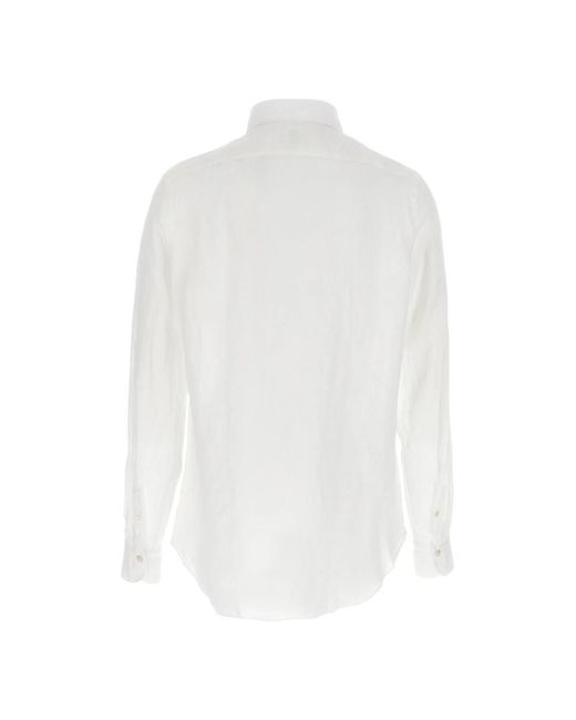 Finamore 1925 White Formal Shirts for men
