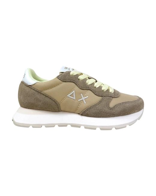 Sun 68 Schoenen ,Ally Solid Sneaker in het Gray