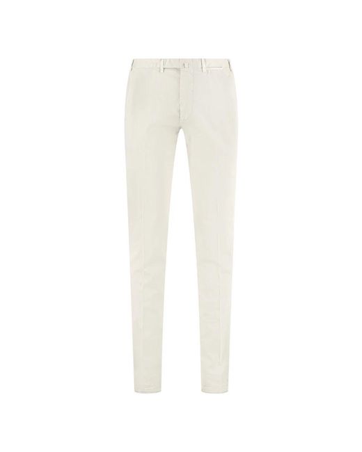 Slim-Fit Trousers THE (Alphabet) pour homme en coloris White