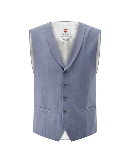 CLUB of GENTS Blue Waistcoats for men