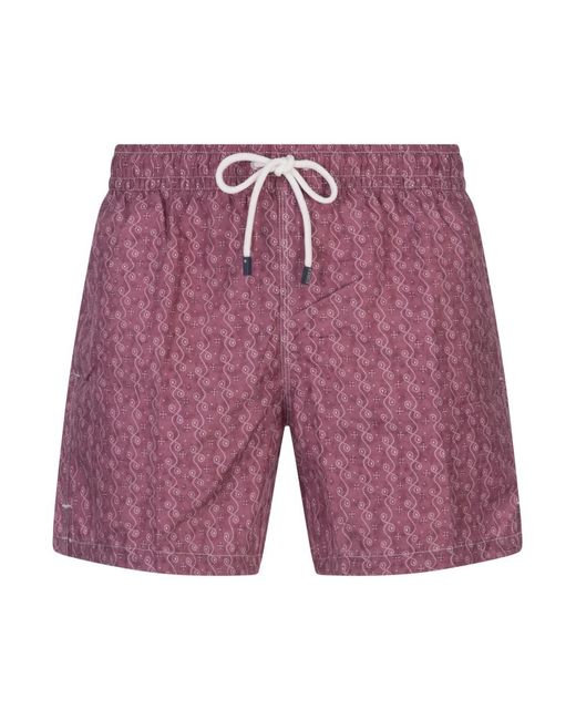 Fedeli Purple Beachwear for men