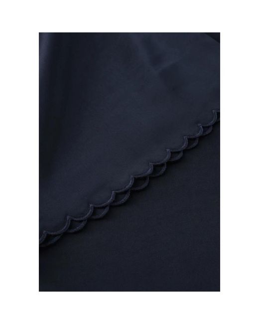 Bruuns Bazaar Overhemden ,Blauw ,Polyester Polyester Blouse Voor in het Blue