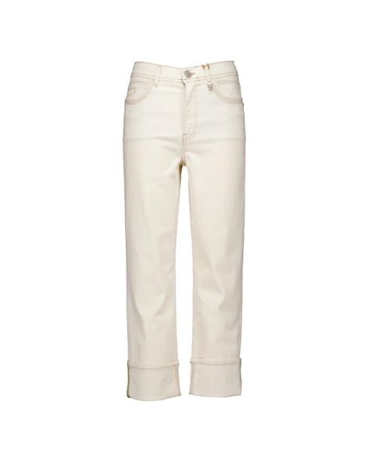 Mos Mosh Natural Cropped Jeans