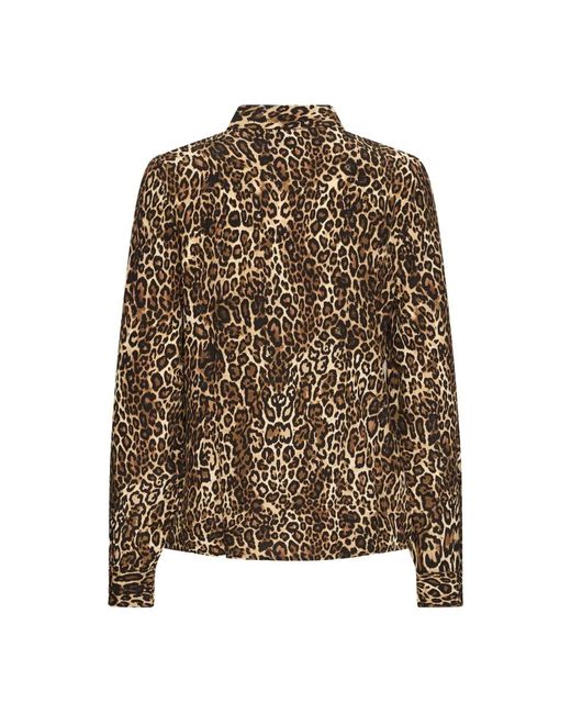 Shirts Ichi de color Brown