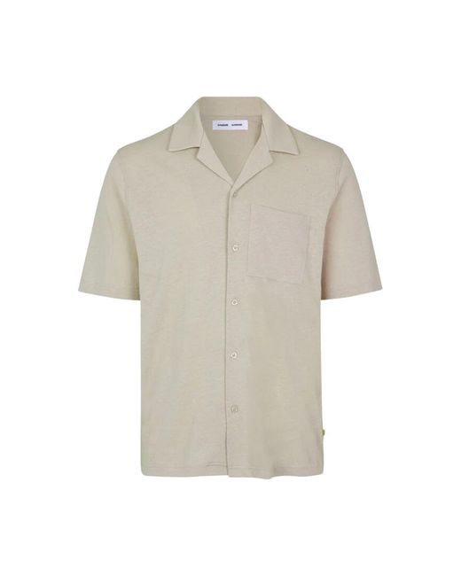 Samsøe & Samsøe Natural Short Sleeve Shirts for men