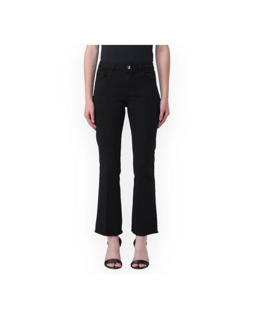 Trousers > cropped trousers Fay en coloris Black