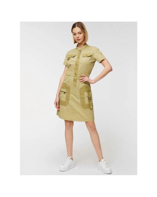 Aeronautica Militare Green Short dresses