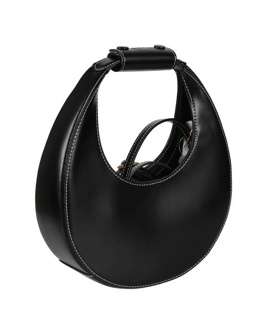 Staud Black Mini Moon Bag