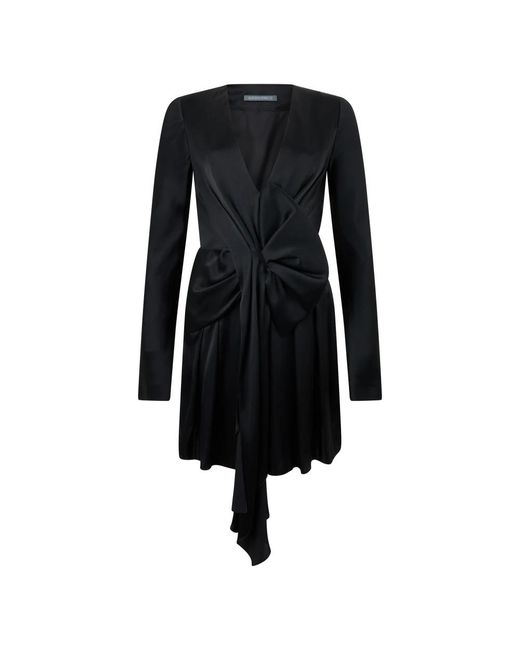 Alberta Ferretti Black Short Dresses