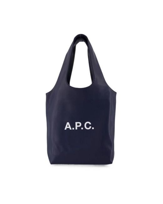 A.P.C. Blue Shopping Bags