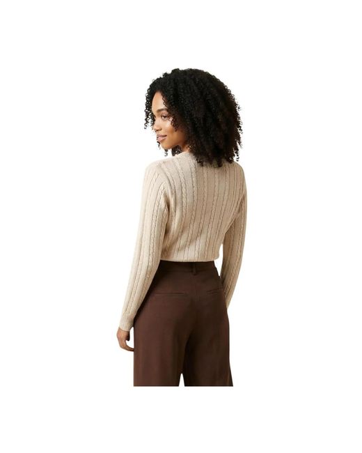 Jacqueline De Yong Brown Round-Neck Knitwear
