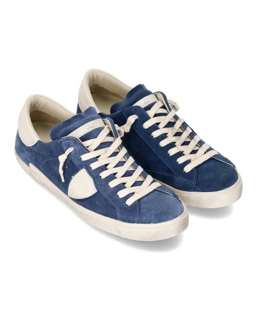 Philippe Model Blue Sneakers for men