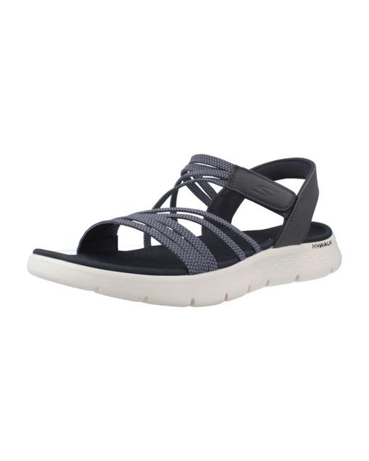 Flat Sandals di Skechers in Blue