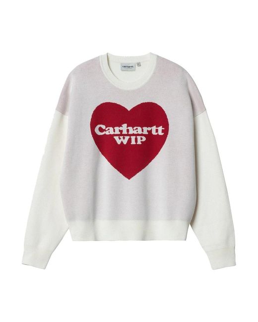 Maglione donna cuore di Carhartt in White