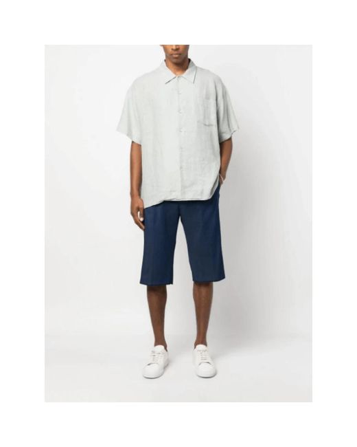 Kiton Blue Casual Shorts for men