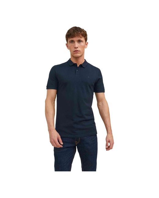 Polo Shirts di Jack & Jones in Blue da Uomo