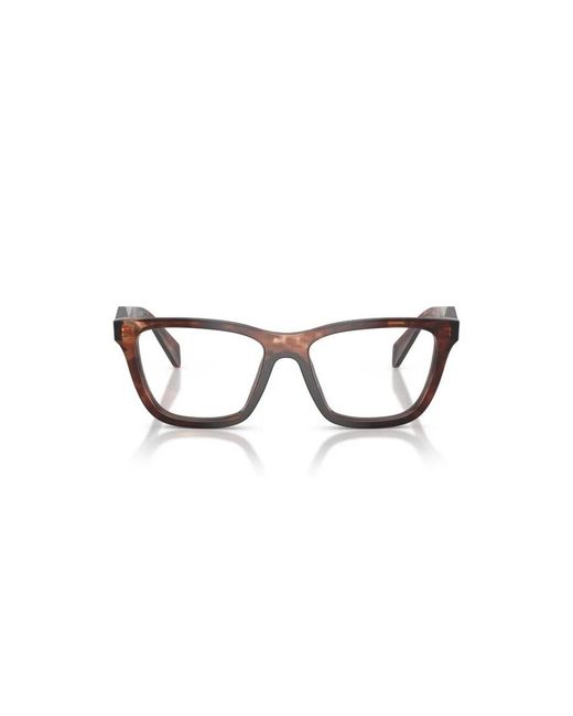 Prada C10V Eyeglasses in het Brown
