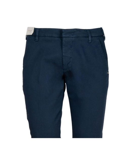 Entre Amis Blaue gabardine shorts mit amerikanischen taschen in Blue für Herren