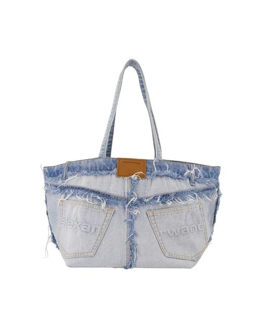 Alexander Wang Blue Shopping Bags