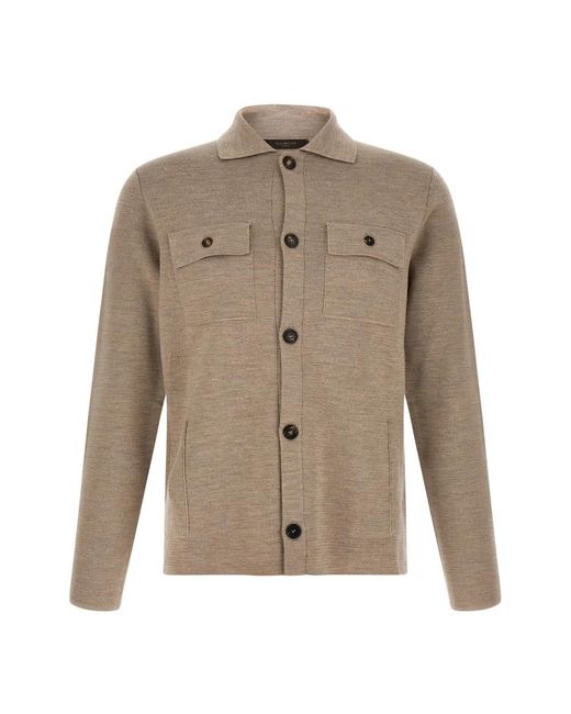 Zanone Natural Cardigans for men