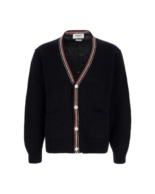 Cardigans Thom Browne de hombre de color Blue