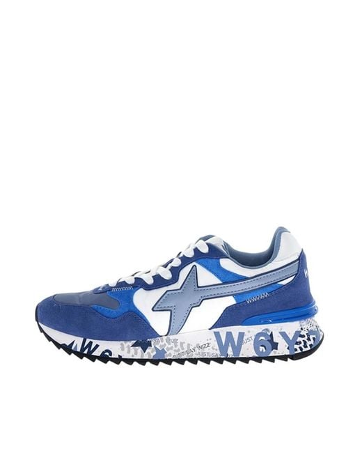 W6yz Blue Sneakers for men