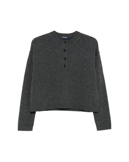 Max Mara Black Round-Neck Knitwear