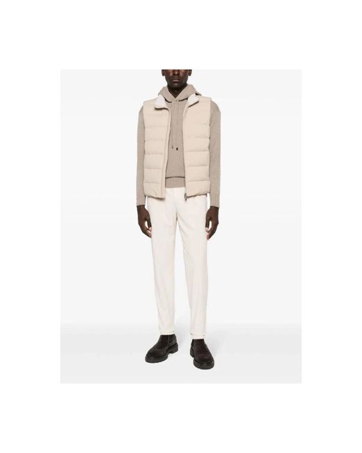 Peserico Gepolsterte weste in Natural für Herren