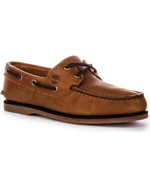 Timberland Brown Boat Shoes for men