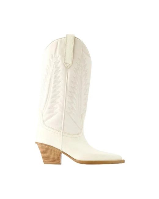 Paris Texas White High Boots