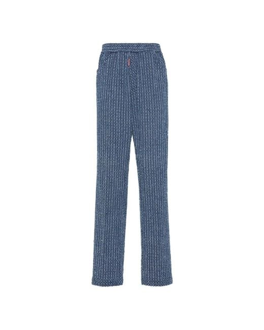 DSquared² Straight Trousers in het Blue voor heren