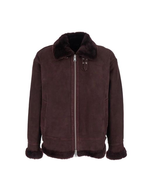 Arma Bordeaux Sano Merino Suède Jas in het Purple voor heren