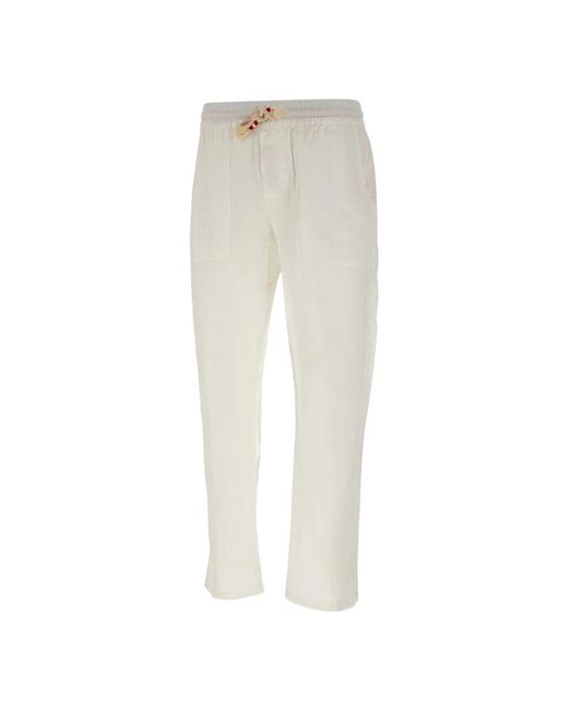 Mc2 Saint Barth Natural Straight Trousers for men