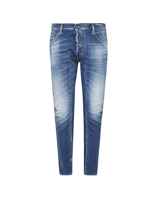Herren Bekleidung Jeans Enge Jeans DSquared² Baumwolle 16cm Jeans Aus Baumwolldenim in Blau für Herren 