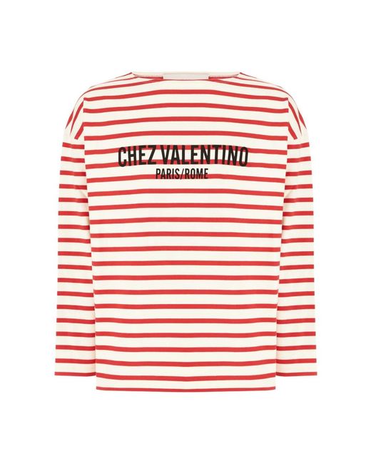 Long Sleeve Tops di Valentino Garavani in Red da Uomo