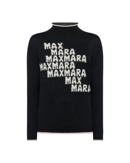 Knitwear > round-neck knitwear Max Mara en coloris Black