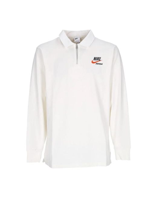 Nike White Polo Shirts for men