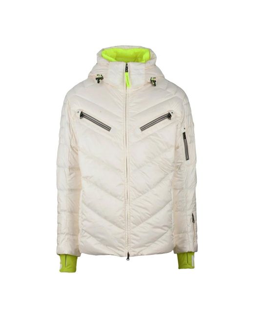 Bogner Jassen ,Wit ,Donsjas Met Rits En Zakken in het Gray voor heren