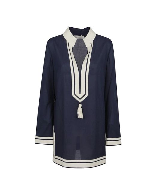 Tunics di Tory Burch in Blue