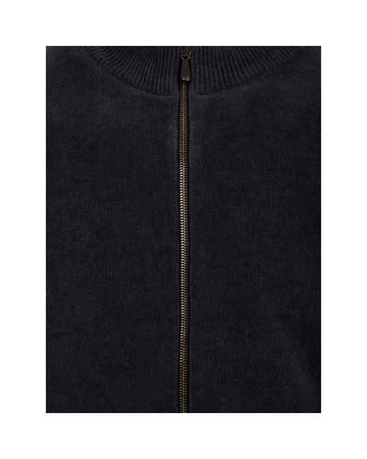 Drumohr Blue Zip-Throughs for men