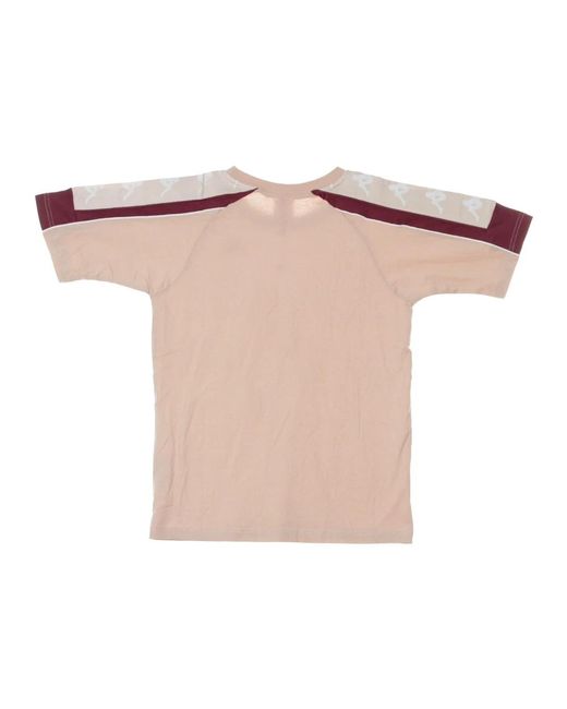 Kappa Roze Wit Band T-Shirt in het Pink voor heren