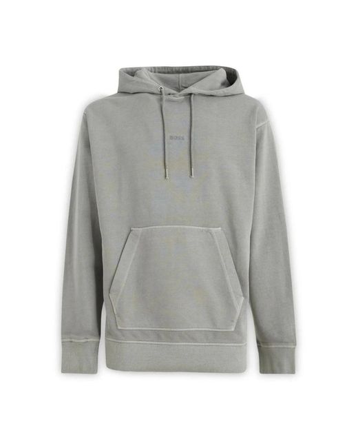 HUGO Gray Hoodies for men