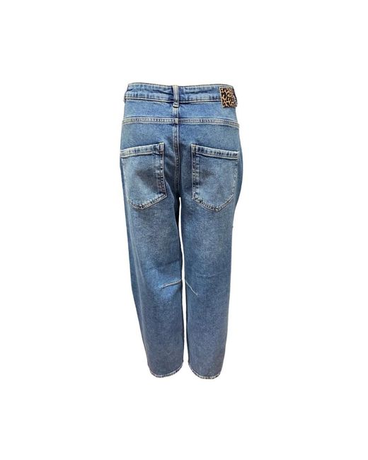Ouí Jeans ,Blauw ,Katoen Straight Jeans in het Blue